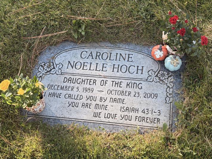 Caroline’s Gravestone
